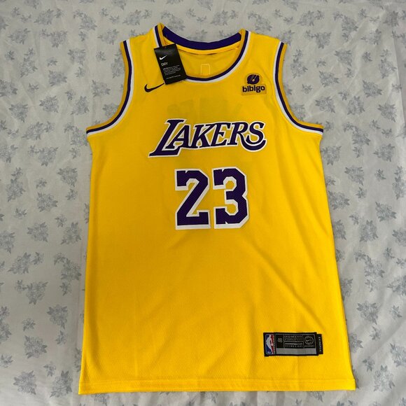 NBA Los Angeles Lakers Icon Edition Nike Jersey James #23 Jersey - Picture 1 of 6